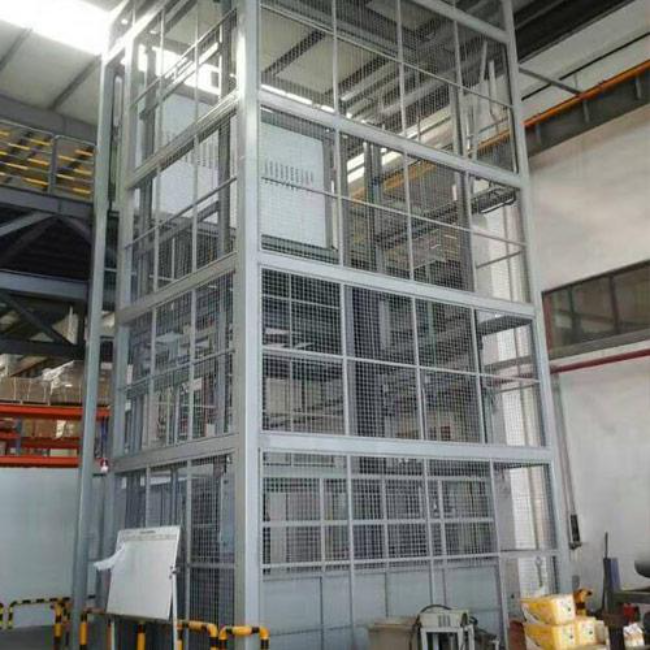 乾安导轨式升降平台货梯